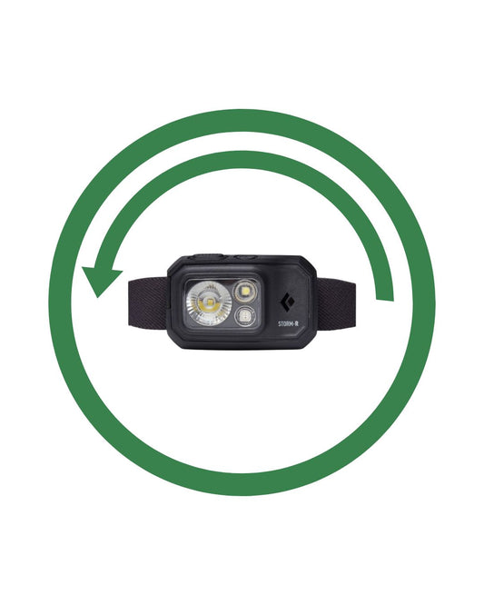 Black Diamond Lampe frontale Storm R 500 lumens-waterproof - rechargeable