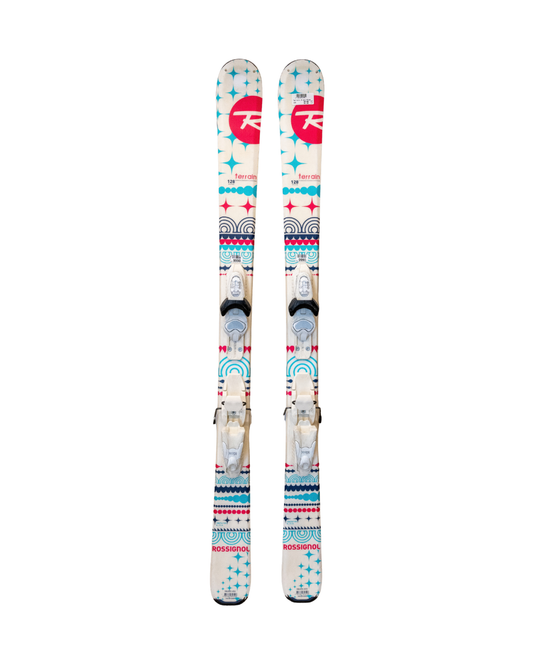 Rossignol Occasion - Ski Alpin - Rossignol Junior Terrain - Blanc / Rose