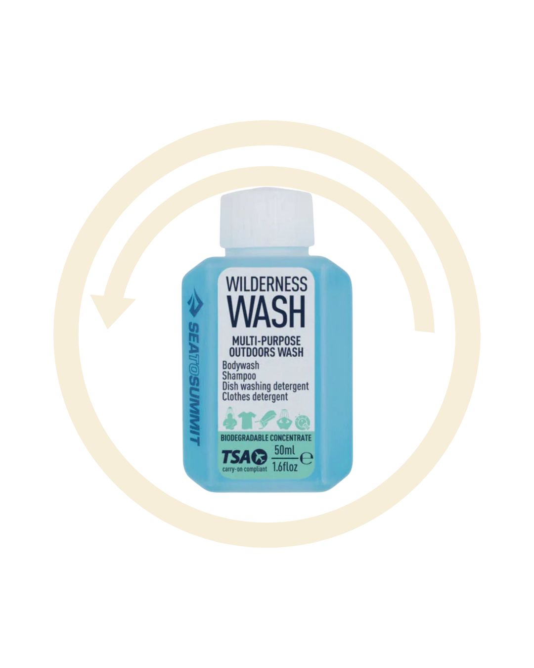 Sea to Summit SAVON LIQUIDE DE RANDONNEE TOUS USAGES BIO / WILDERNESS WASH 100ML