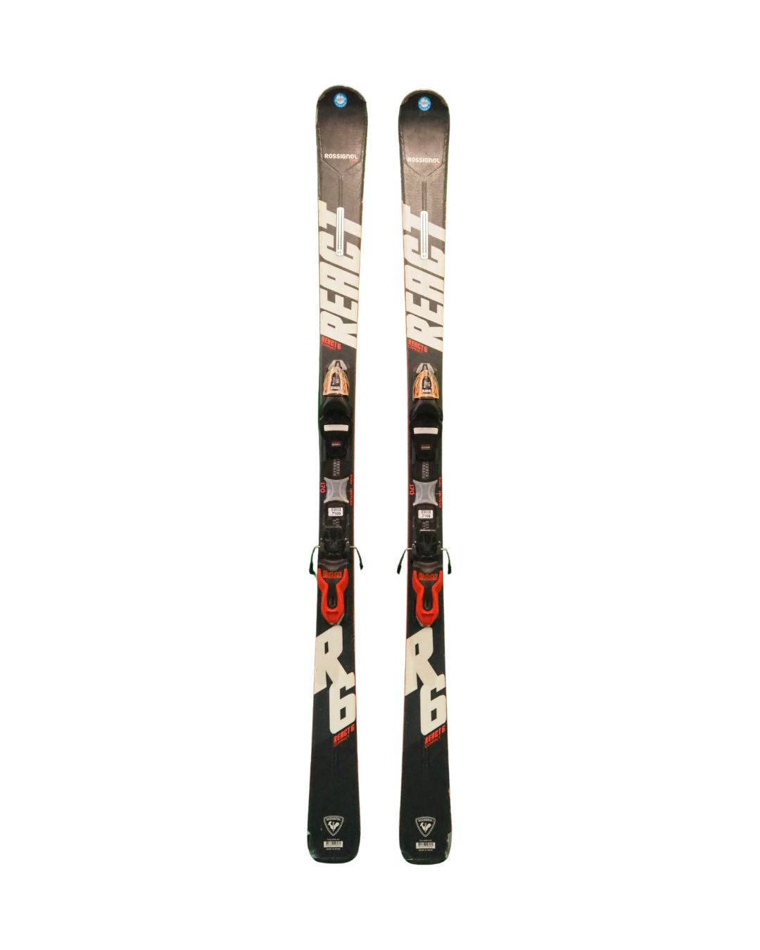 Skis alpins- Rossignol React 6 Compact + fixations Look Xpress 11