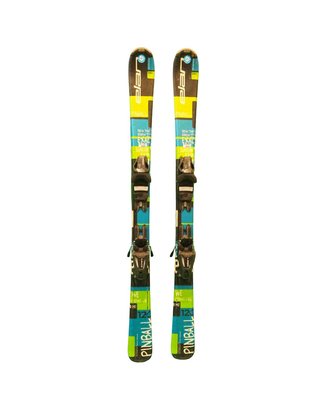 Skis alpins- Elan Pinball + fixations Elan 4.5
