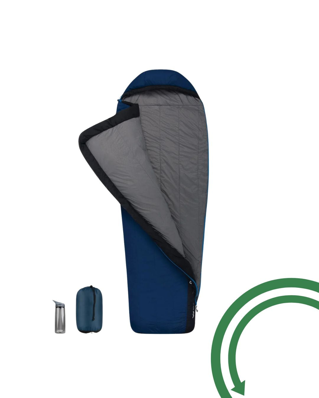 Sea to Summit Sac de couchage Trailhead Th II - Regular - Bleu marine
