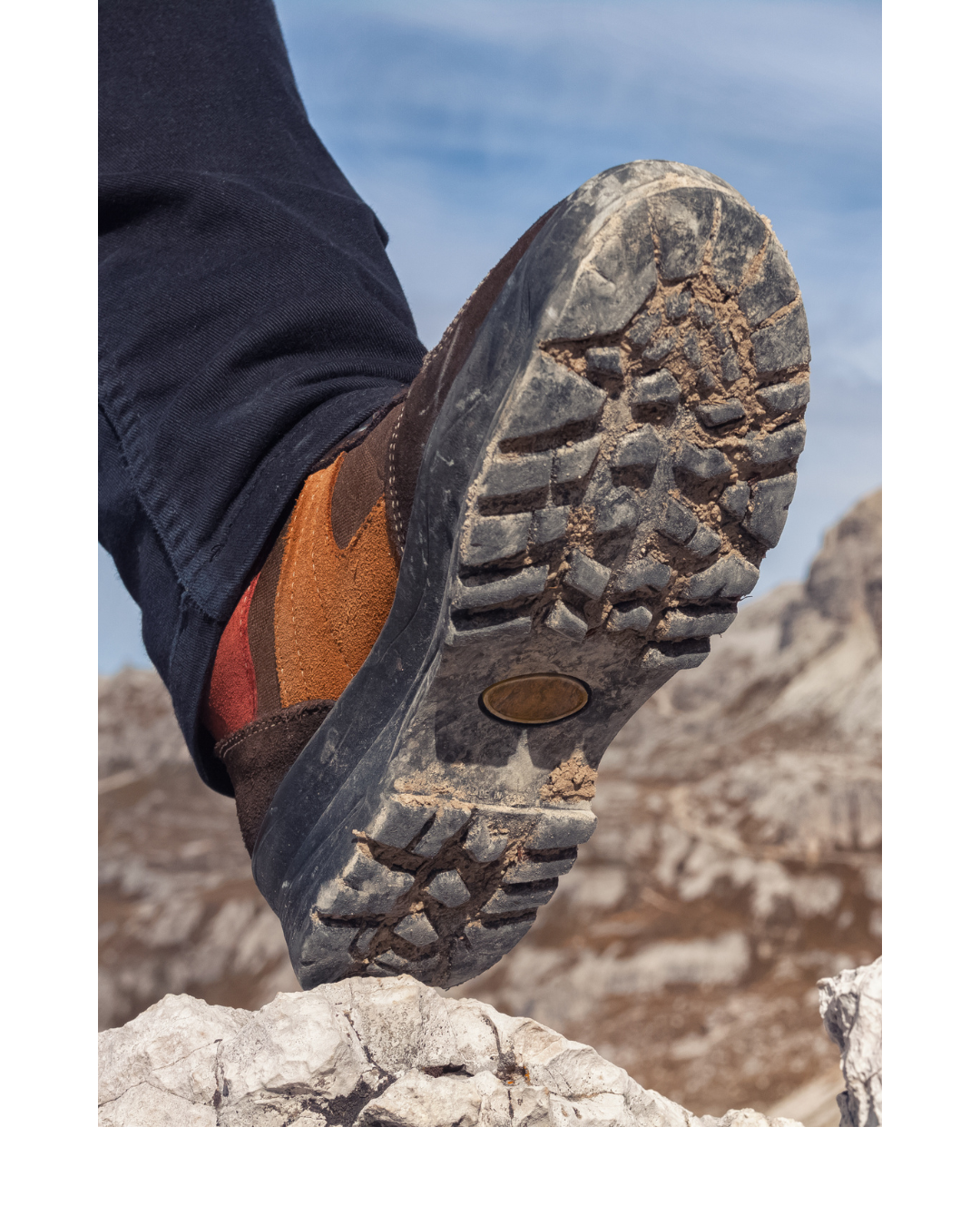 Resoling mountain boots