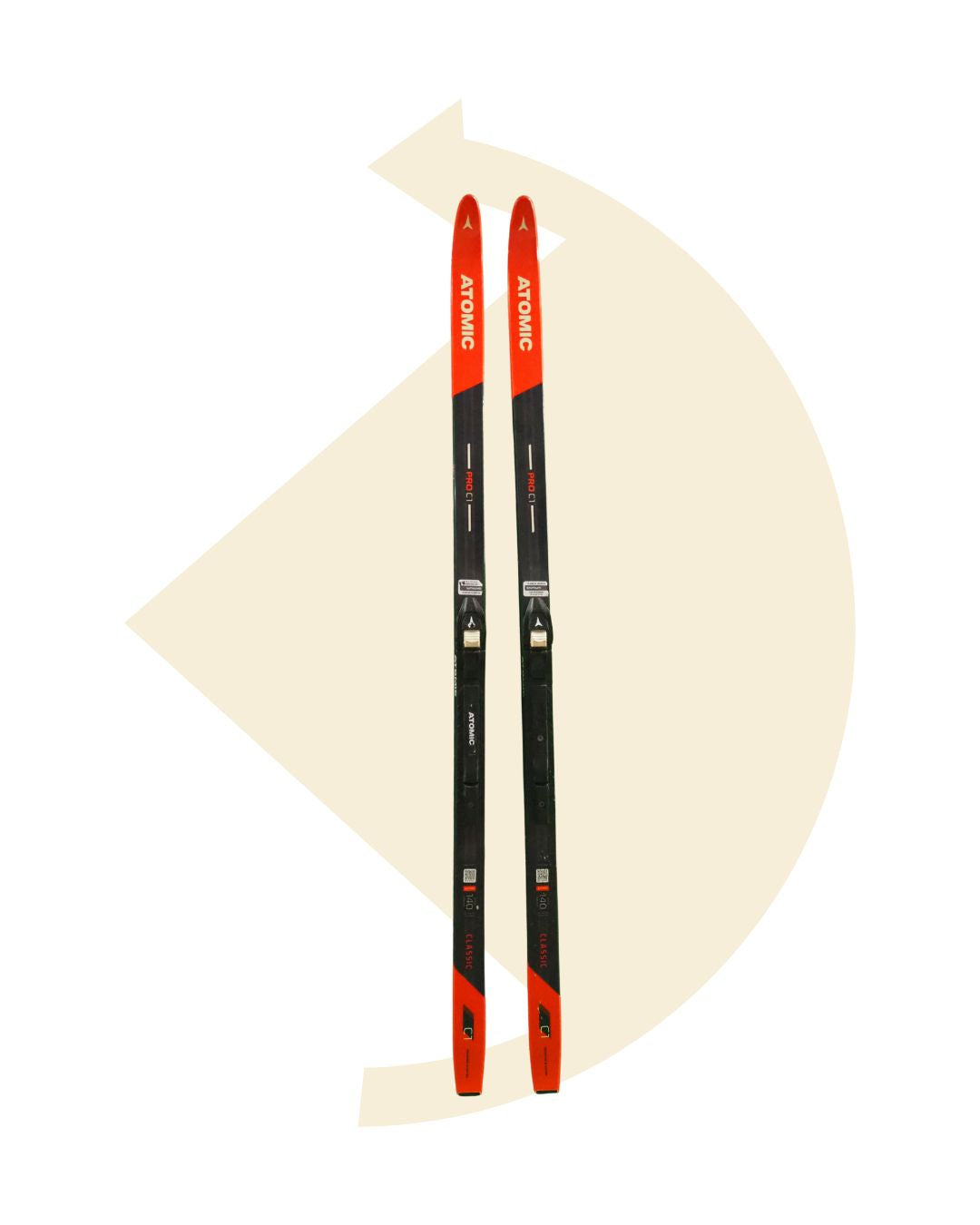 Atomic- Skis de fond Pro C1 + fixations