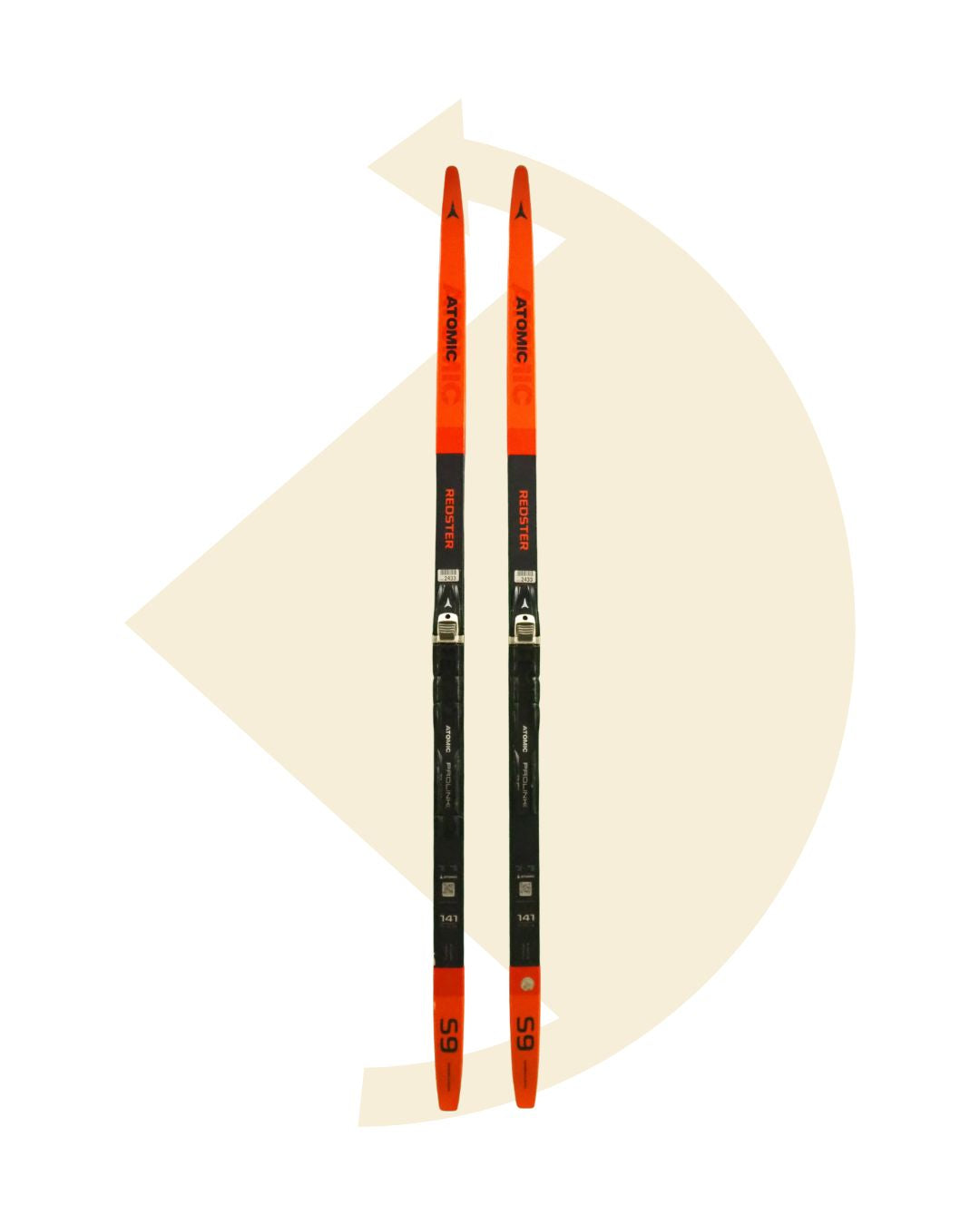 Atomic- Skis de fond Redster S9 Junior+ fixations