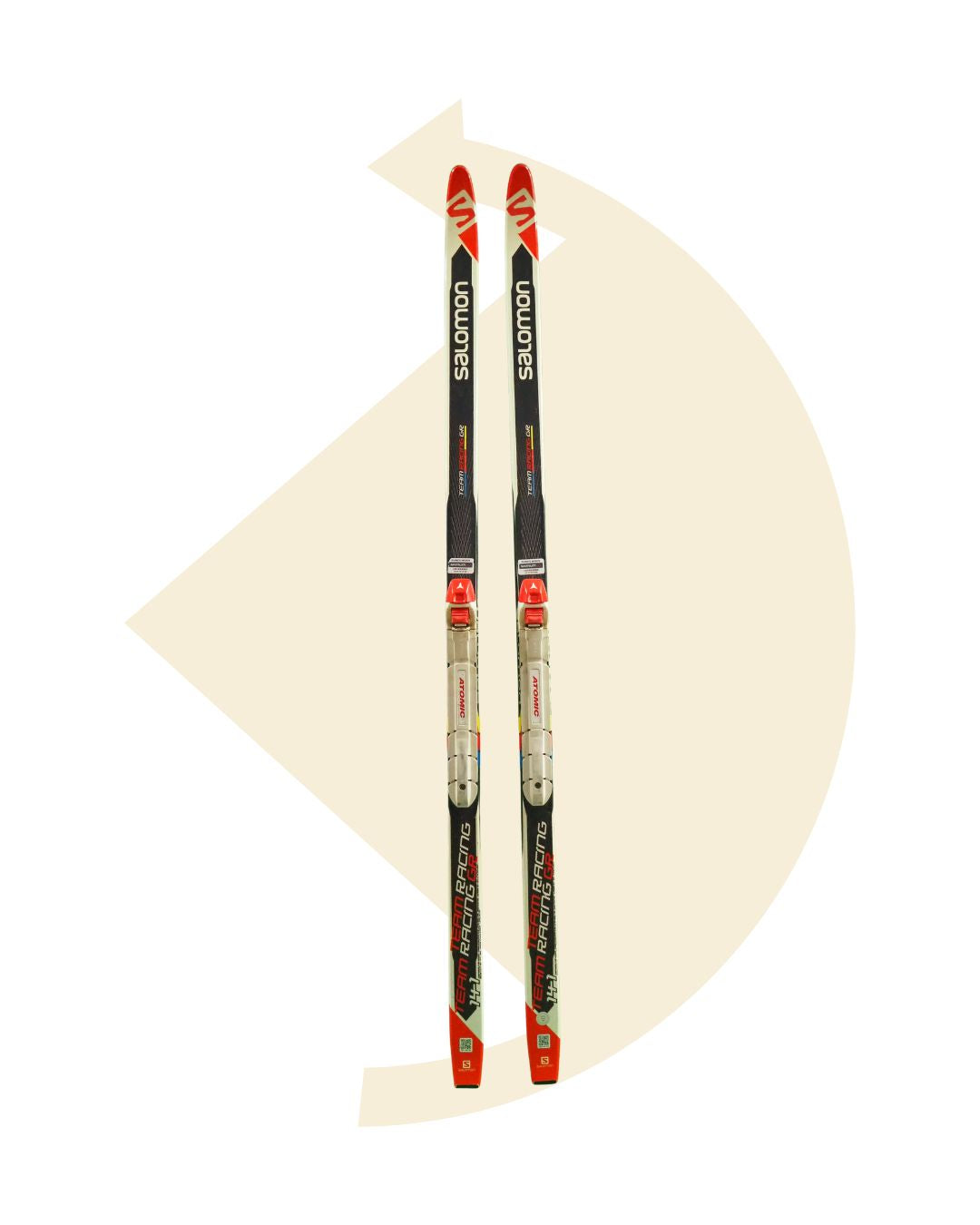Salomon- Skis de fond Team Racing grip Junior+ fixations