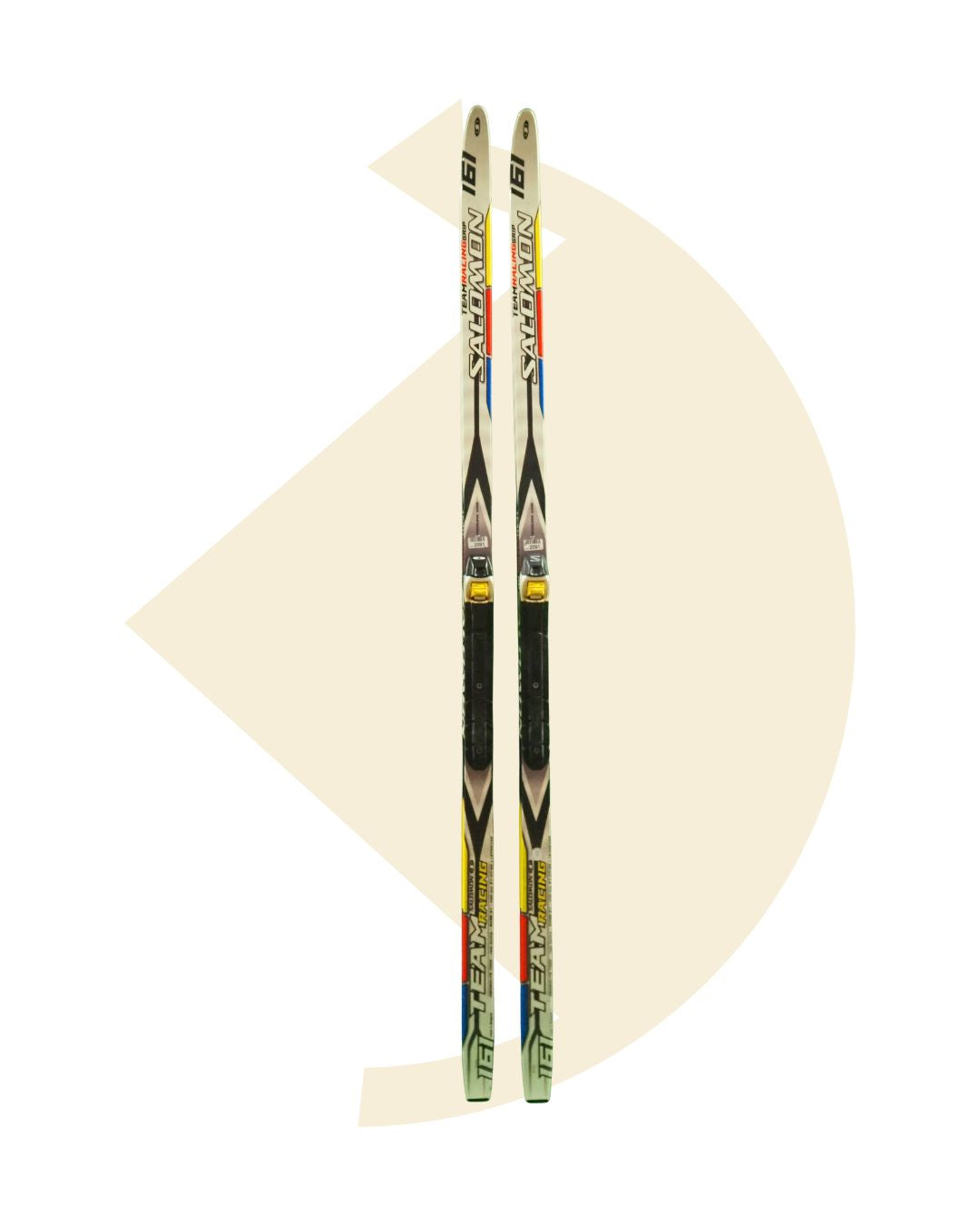 Salomon- Skis de fond Team Racing grip Junior+ fixations
