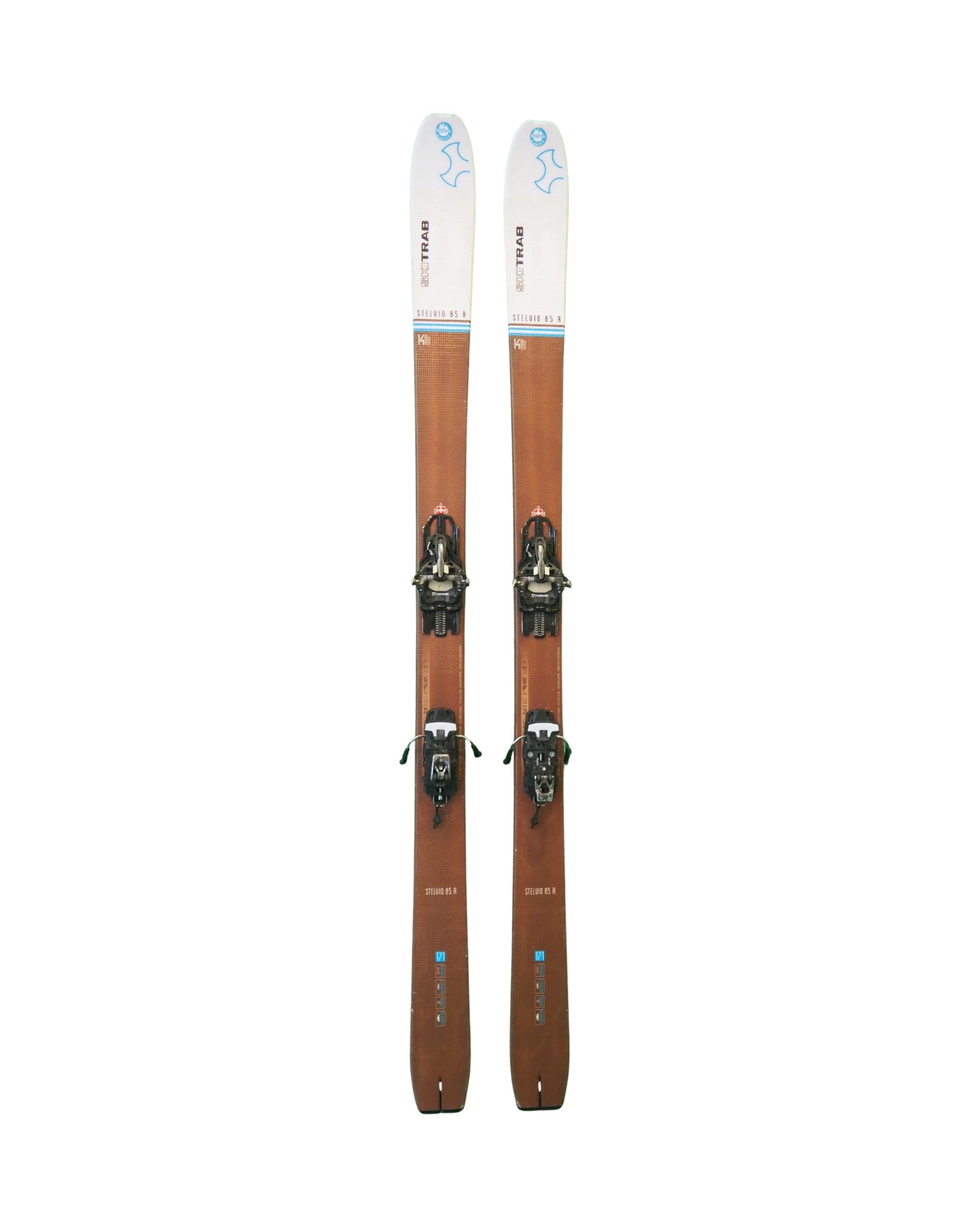 Skitrab- Ski de randonnée Stelvio 85 R+ fix Marker Alpinist+ peaux