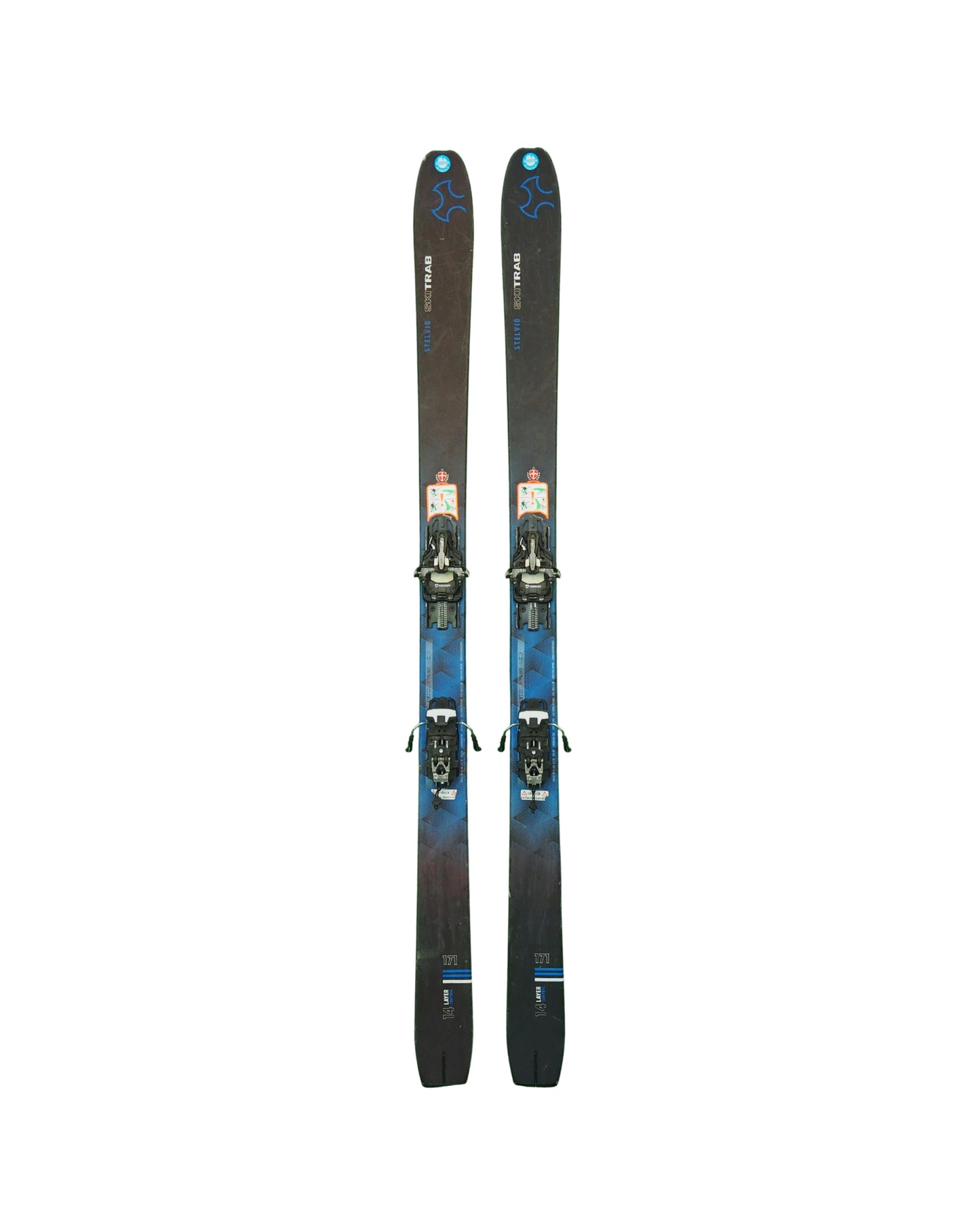 Skitrab- Ski de randonnée Stelvio 85+ fix Marker Alpinist + peaux
