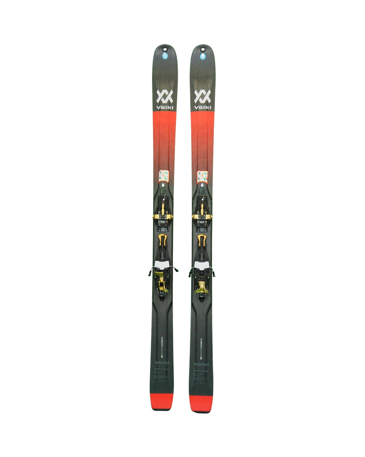 Volkl- Ski de randonnée Mantra V-Werks+ fix Marker Kingpin+ peaux