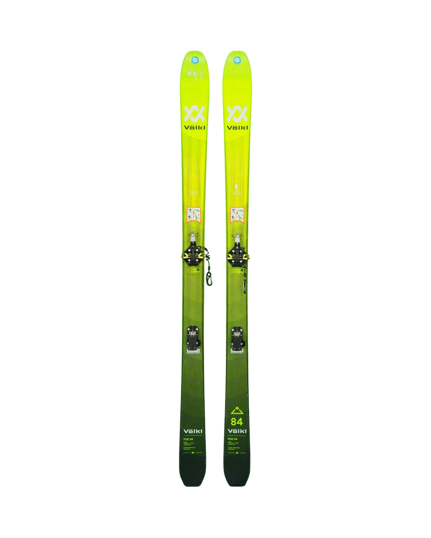 Volkl- Ski de randonnée Rise 84 + fix Dynafit Speed + peaux
