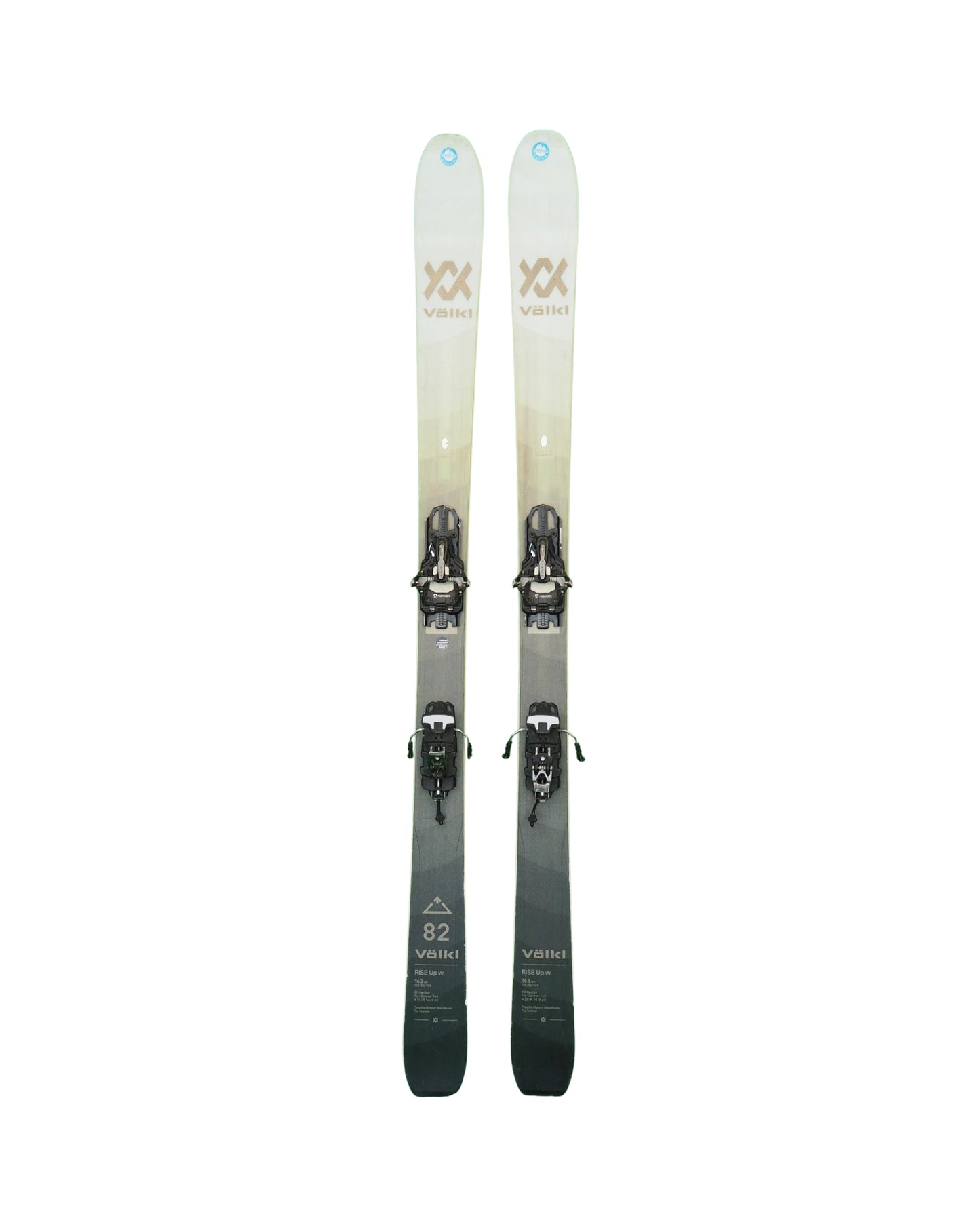 Volkl- Ski de randonnée Rise up W+ fix Marker Alpinist + peaux