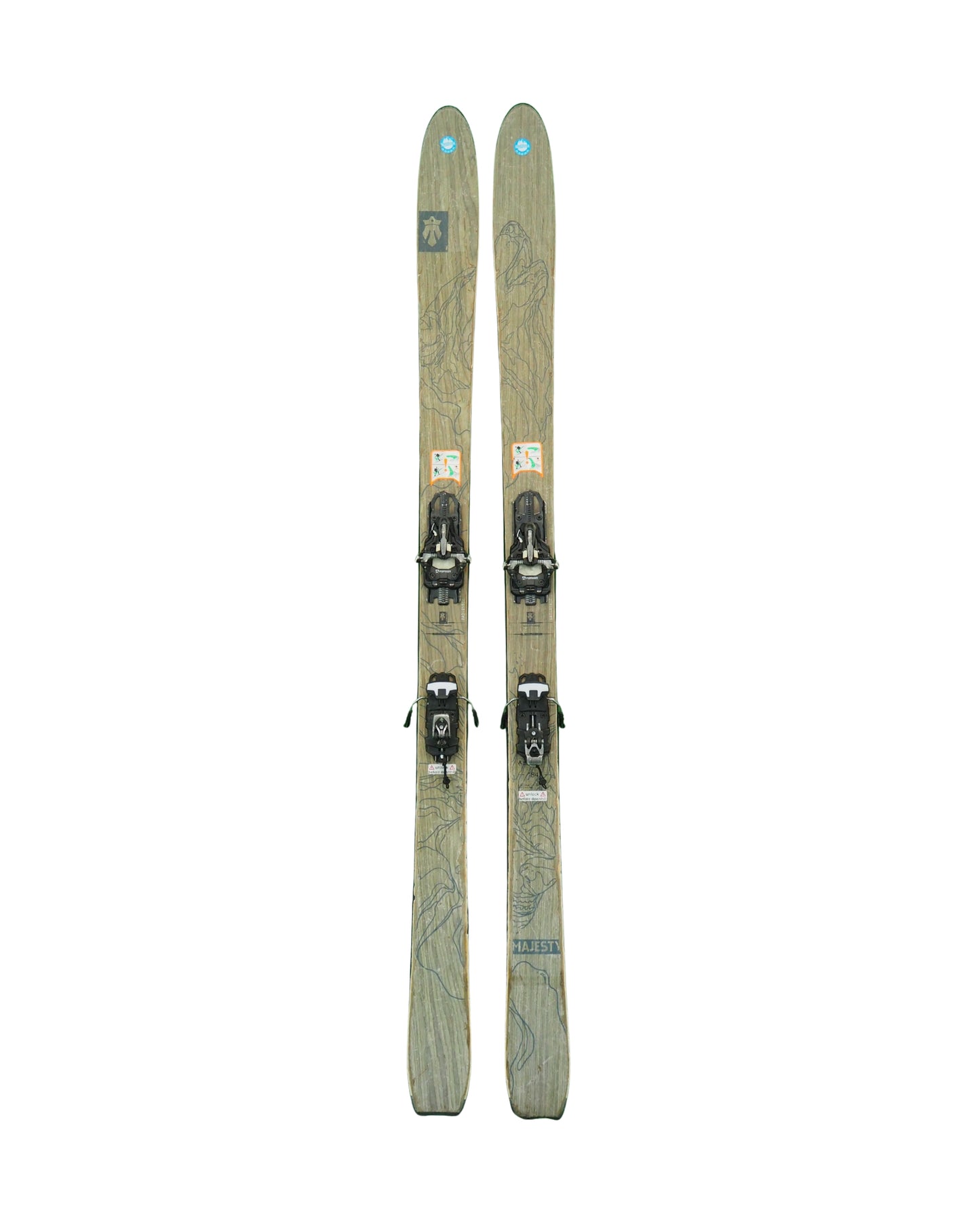 Majesty- Ski de randonnée Werewolf+ fix Marker Alpinist+ peaux