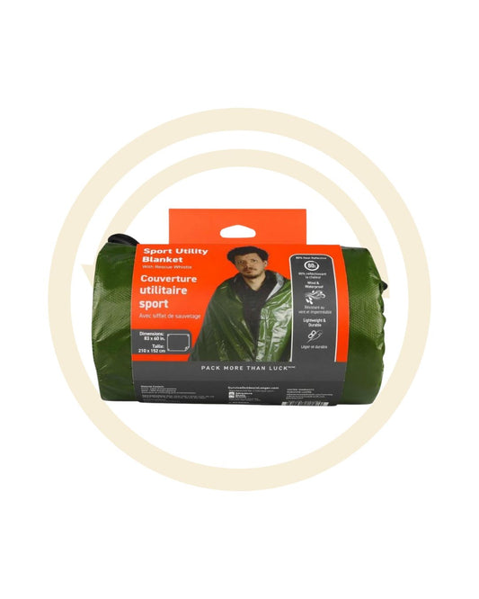 Sol Couverture de survie polyvalente solide imperméable SPORT UTILITY BLANKET SOL