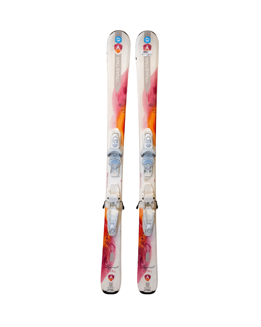 Dynastar Occasion - Ski Alpin - Dynastar Junior Legend Girl - Blanc / Rose