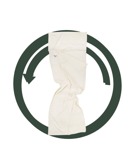 Salewa Drap de sac Cotton Feel Unisexe - Blanc