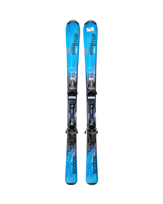 Elan Occasion - Ski Alpin - Elan Junior Scoop Stuf - Bleu / Noir