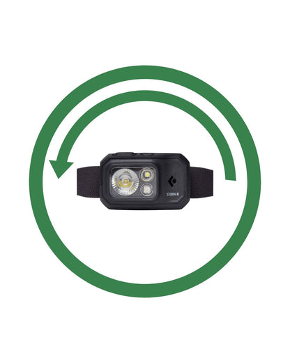 Black Diamond Lampe frontale Storm R 500  lumens-waterproof - rechargeable