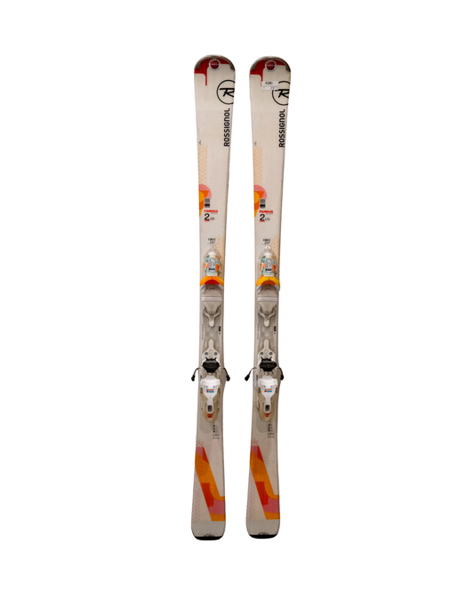 Rossignol Occasion - Ski Alpin - Rossignol Famous 2 LTD - Blanc / Orange