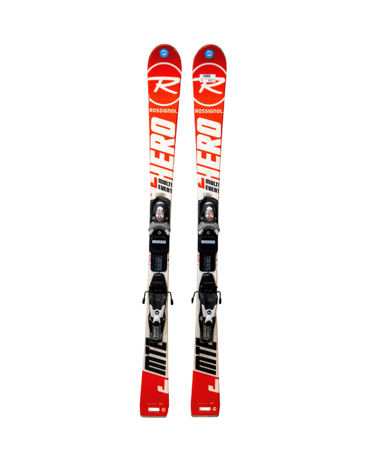 Rossignol Occasion - Ski Alpin - Rossignol Junior Hero J Multi Event - Rouge / Blanc