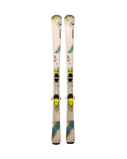 Rossignol Occasion - Ski Alpin - Rossignol Famous 2S - Blanc / Jaune