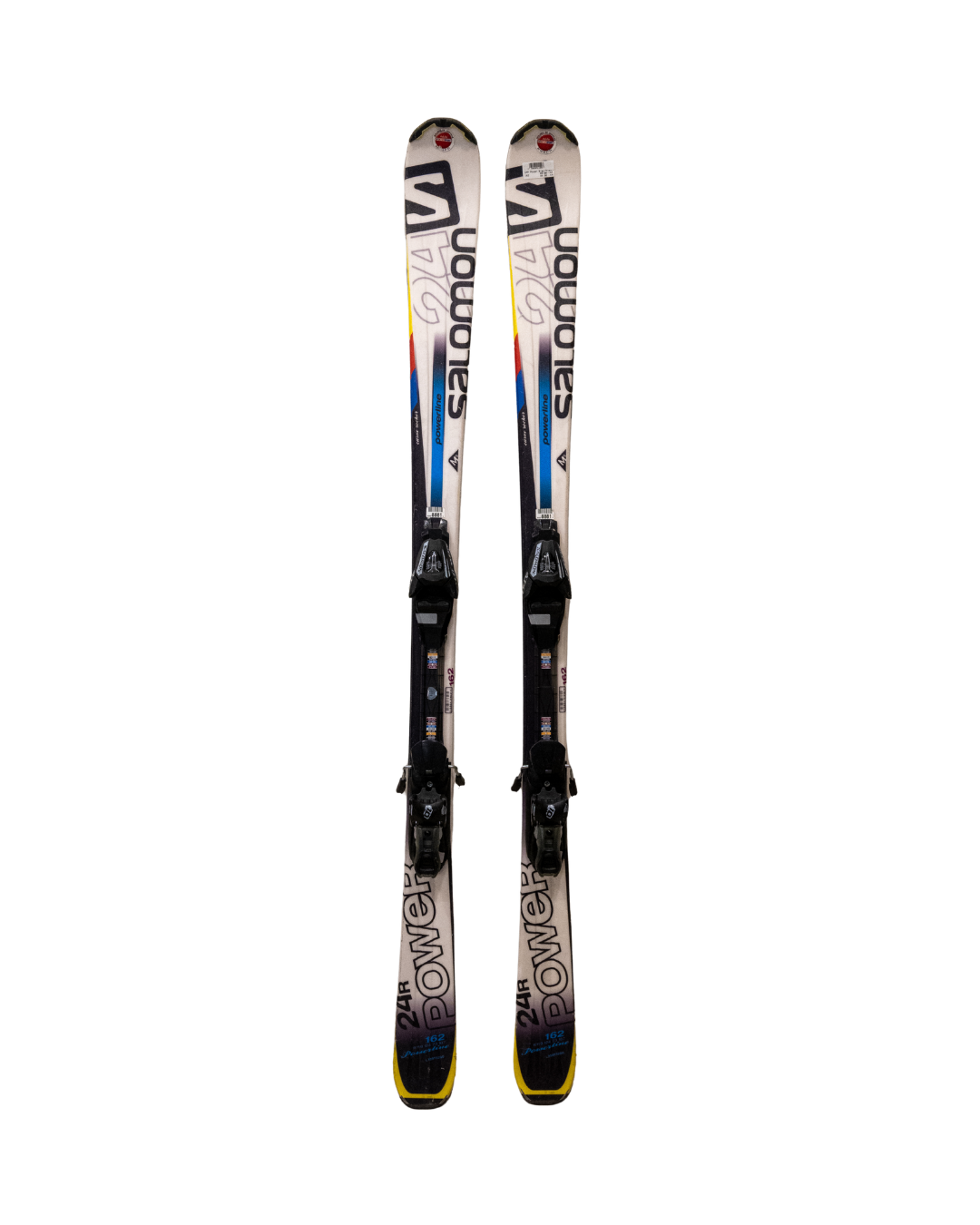 Salomon Occasion - Ski Alpin - Salomon 24R Power - Bleu / Blanc / Jaune