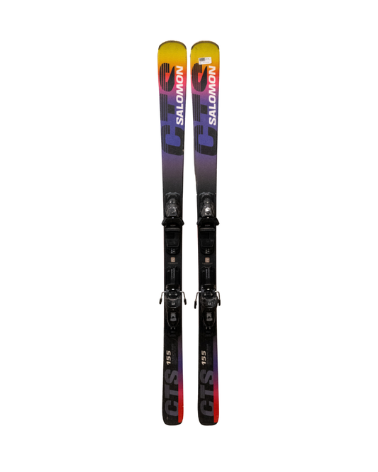 Salomon Occasion - Ski Alpin - Salomon CTS - Violet / Jaune
