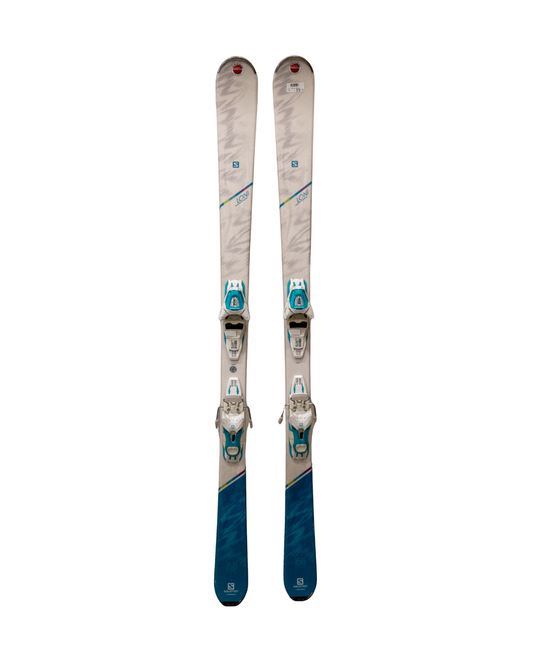 Salomon Occasion - Ski Alpin - Salomon Loni - Blanc / Bleu
