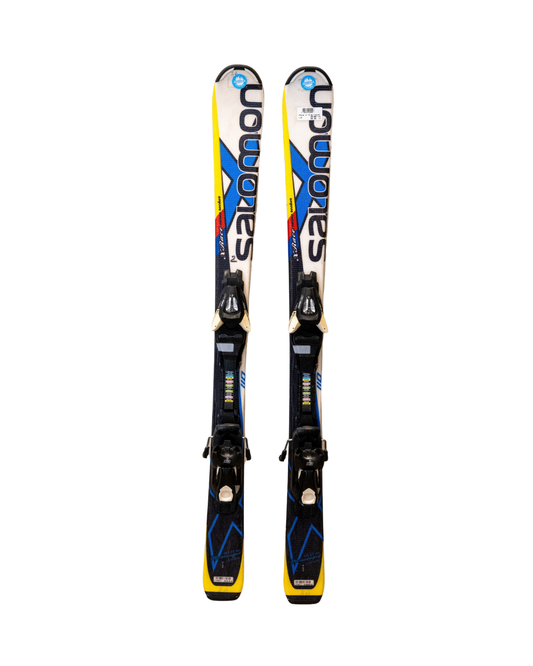 Salomon Occasion - Ski Alpin - Salomon Junior XRace Jr - Bleu / Jaune