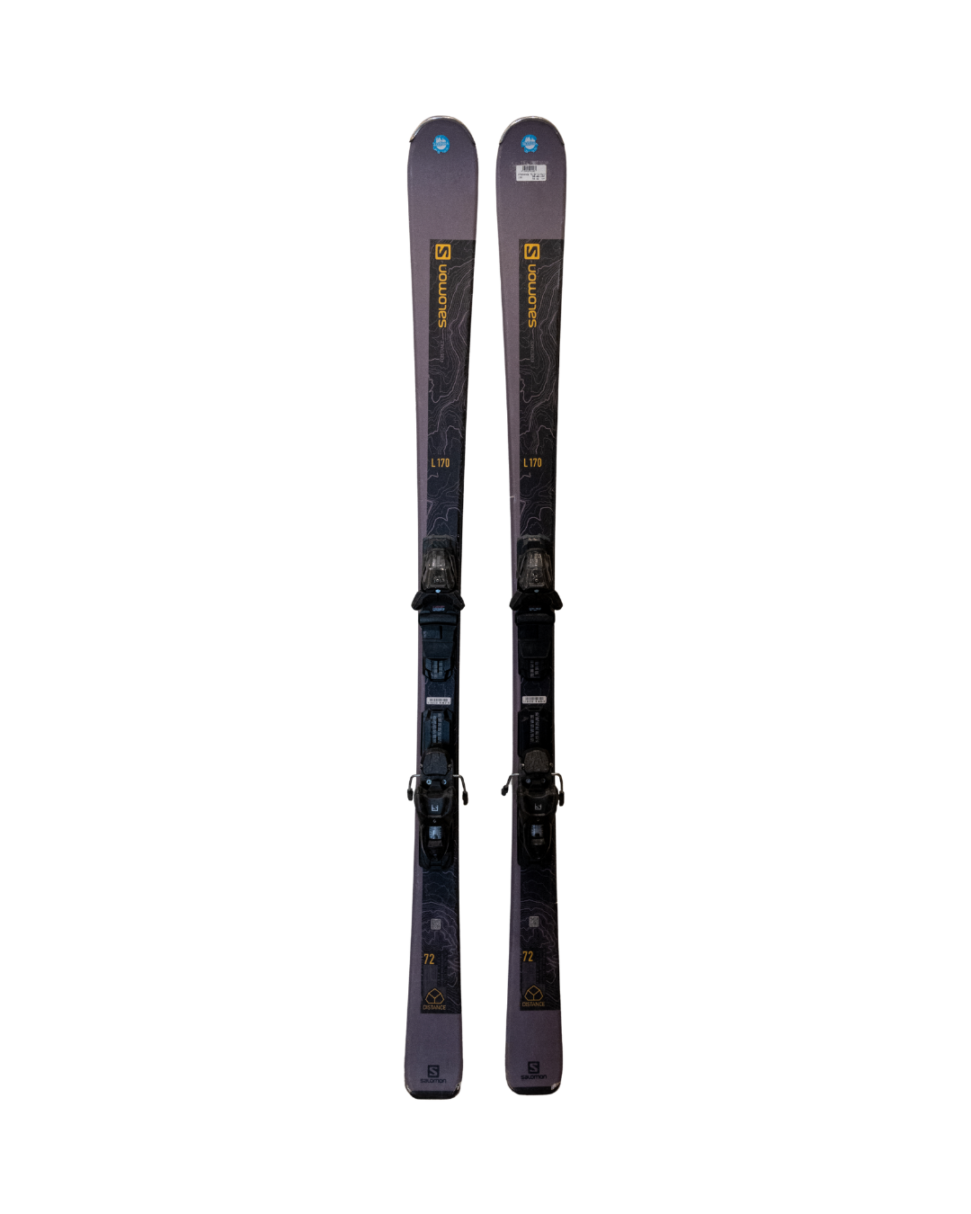 Salomon Occasion - Ski Alpin - Salomon Distance 72 - Gris / Noir