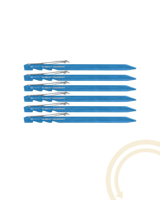 Sea to Summit Pack de 6 sardines pour tente - Ground Control Light Tent Pegs
