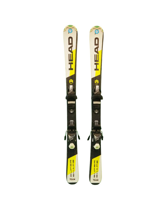 Skis alpins- Head Supershape Junior + fixations Tyrolia SLR 7.5