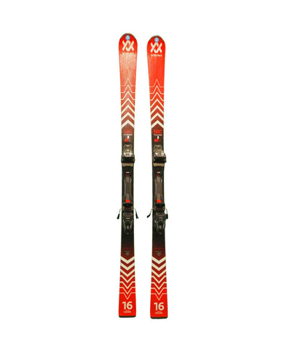 Skis alpins- Volkl Racetiger SRC + fixations Marker FDT 10