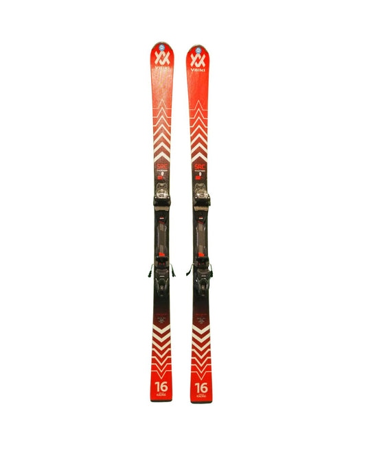 Skis alpins- Volkl Racetiger SRC + fixations Marker FDT 10