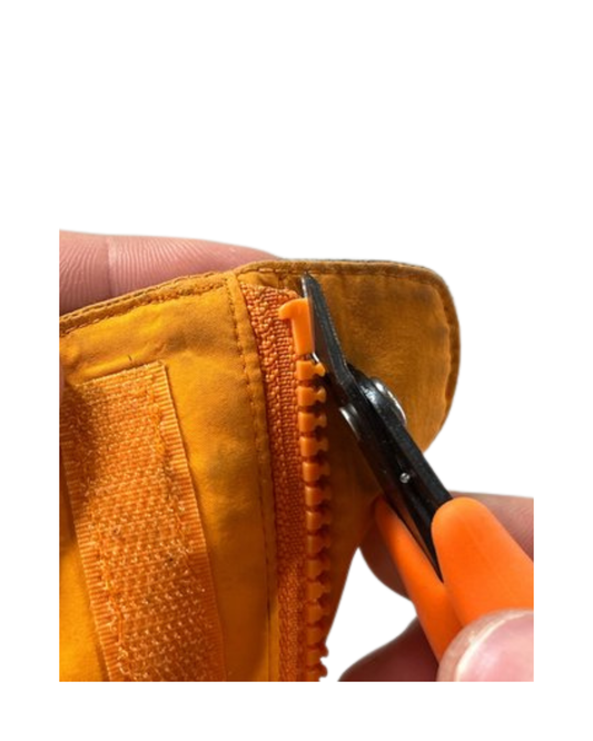 Changement curseur fermeture éclaire