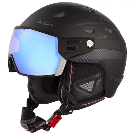 Cairn Casque alpin - Cairn Shuffle S-Visor Evolight MXT Black Graphite Fire
