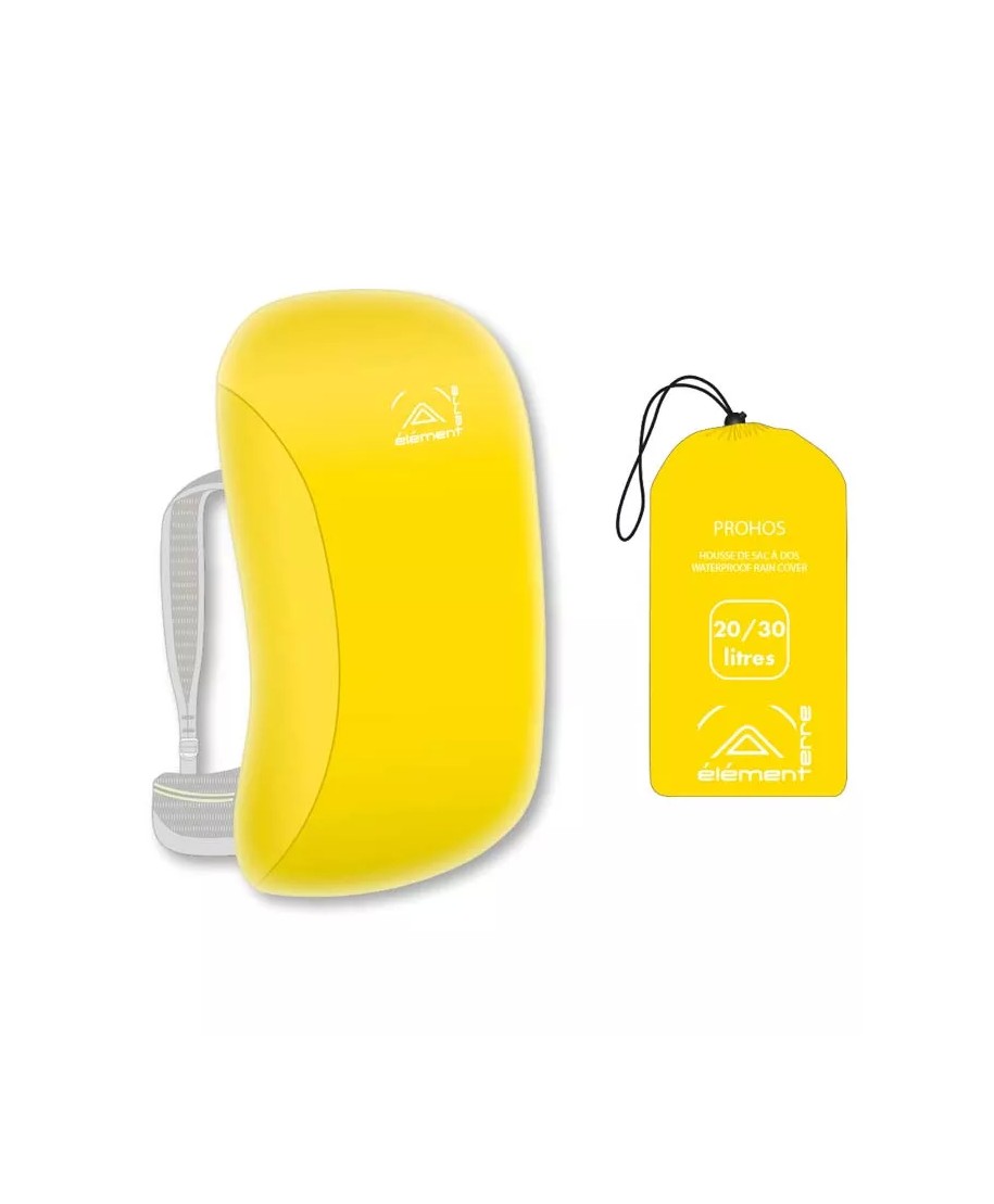Elementerre Sur-sac à dos imperméable - Elementerre Imperméable Prohos Jaune 20-30L