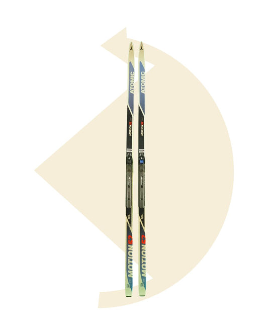 Atomic- Skis de fond Motion 52 Grip + fixations