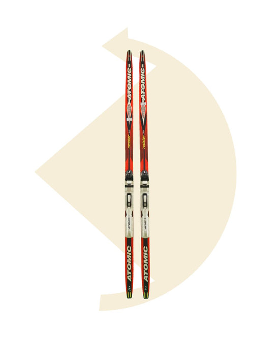 Atomic- Skis de fond Redster Skate Junior+ fixations Pilot SNS