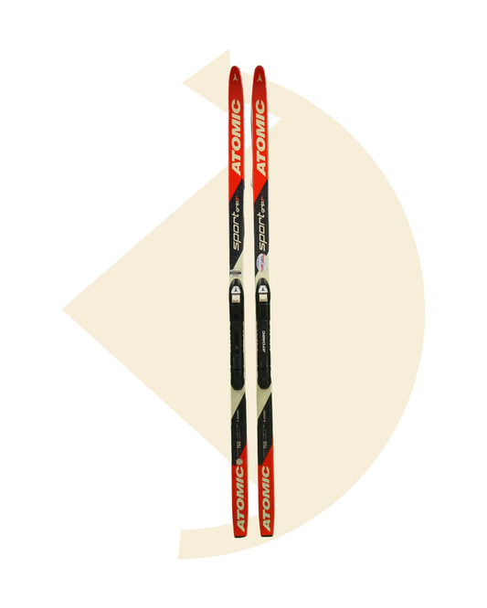 Atomic- Skis de fond Sport Grip Junior+ fixations