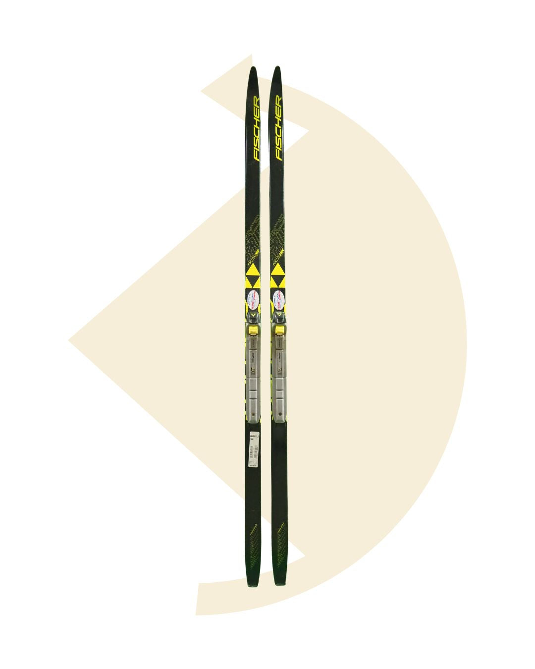 Fixations De Ski FISCHER FS 7 GW CA JRS – Noir/jaune, 78 Mm – Junior, Neuves