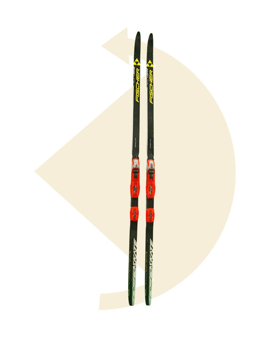 Fischer- Skis de fond RCR+ fixations NNN