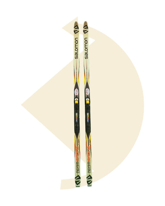 Salomon- Skis de fond Team Racing grip Junior+ fixations