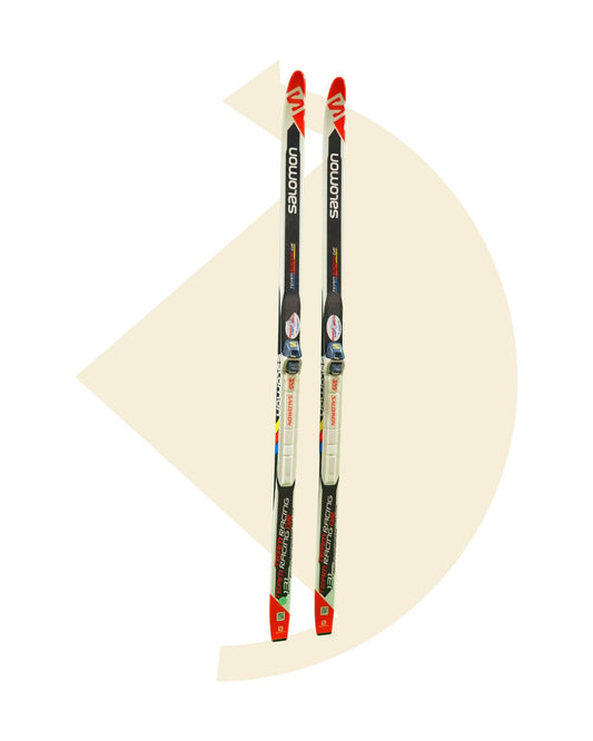 Salomon- Skis de fond Team Racing grip Junior+ fixations