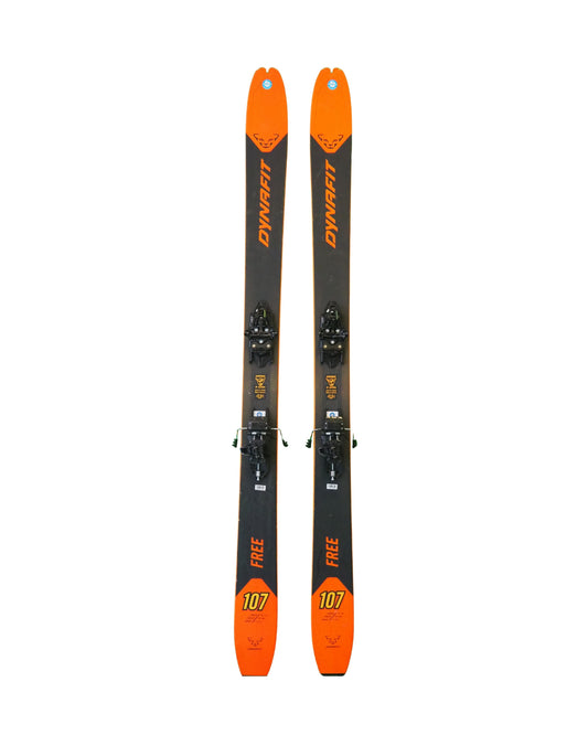 Dynafit- Ski de randonnée Free 107 + fix Dynafit Rotation+ peaux